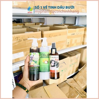 CHÍNH HÃNG ( Combo 3sp ) DẦU GỘI BỒ KẾT CÔ ĐẶC + TINH DẦU BƯỞI + DẦU XẢ SỮA DỪA kích thích mọc tóc, làm mềm mượt tóc , .