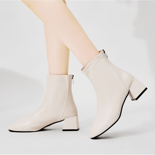 Boots da mềm 5p cổ viền chỉ - Ge500 - Genni