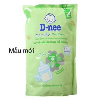 (Sỉ Rẻ) Thùng 12 Túi Loại 600ml D-nee organic Thái Lan Nước Rửa Bình Sữa Và Hoa Quả