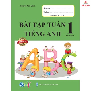 Sách - Bài Tập Tuần Tiếng Anh 1 - Cả năm (1 cuốn)