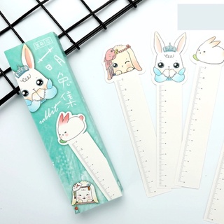 Hộp 30 chiếc Bookmark hình thỏ có vạch kẻ