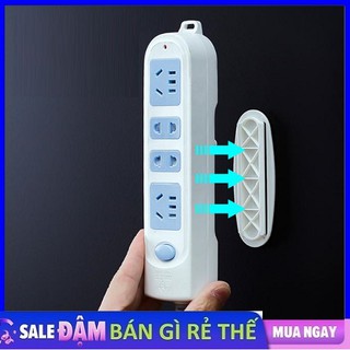 Miếng Dán Tường Treo Ổ Cắm Điện, Modem Wifi/ Giá Đỡ Treo Tường Cố Định Ổ Cắm Điện