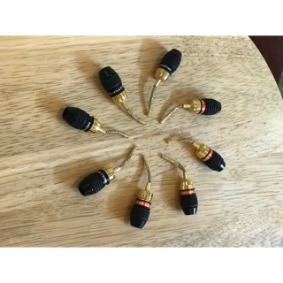 jackloa mỏ chim mềm monster cable đồng nguyên chất mạ vàng 24k ( 1 cái)
