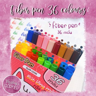 (Giá rẻ) Bút Lông Màu FIBER PEN Colokit 36 màu FP-C03/ SWM-C006