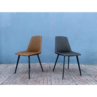 Ghế ăn, ghế cafe, nệm da Pu sáp ngựa TM196