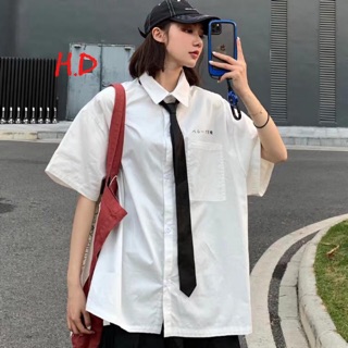 Áo sơ mi cộc tay chữ nhật HĐ12