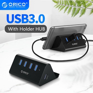 Bộ Chuyển Đổi Hub Orico Chia 4 Cổng Usb 3.0 Tốc Độ Cao Tích Hợp Giá Đỡ Shc-u3 Cho Máy Tính Bảng/Điện Thoại/Laptop/PC