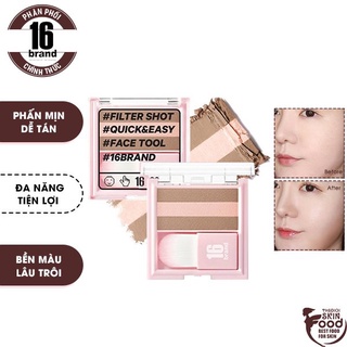 Phấn Tạo Khối Và Highlight Đa Năng 16Brand Filter Shot Contour Peach 7g