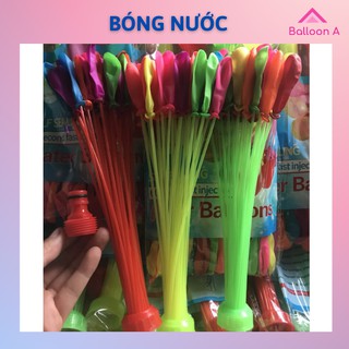Bóng nước, Bóng bay nước 111 quả, Bóng nước chùm, Bong bóng nước, Bóng nước được lắp sẵn vào 3 chùm và 1 đầu nối vòi nc