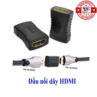 [Mã ELHACE giảm 4% đơn 300K] Đầu nối 2 đầu dây cáp HDMI hỗ trợ truyền FULL HD