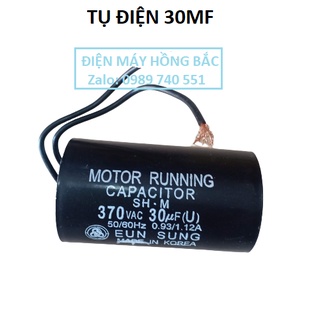 10 tụ điện 30MF 370VAC đen dùng cho máy bơm và thiết bị điện khác