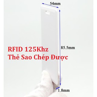 Thẻ RFID IC 125Khz T5577-01 Thẻ Vuông (Ghi Và Xóa)