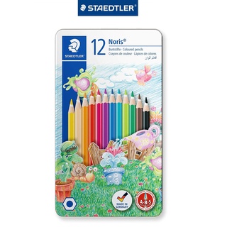 Hộp chì màu sắt cao cấp STAEDTLER 145 ( 12 màu,24 màu,36 màu)