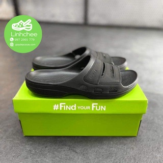 Dép lê cross yukon sport màu đen dành cho nam