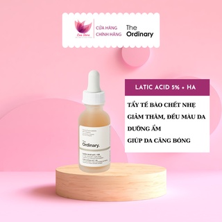 [[Bil Canada/US]] Tinh chất THE ORDINARY Giúp Tẩy Da Chết Mụn Đầu Đen Chứa Lactic Acid 5% + HA 30m