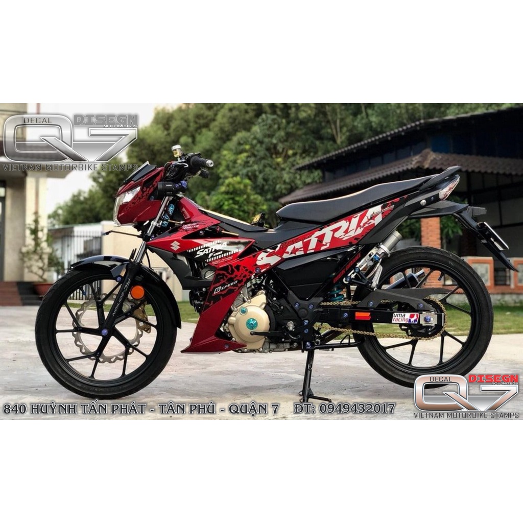 TEM RỜI RAIDER FI ĐỎ ĐEN
