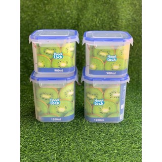 [FREESHIP]Set 2 hộp nhựa Happi lock 900ml và 1200ml