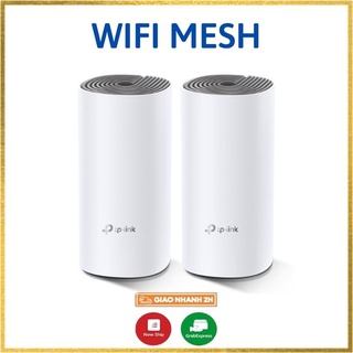 Wifi mesh Tplink - Hệ thống phát mesh wifi TP-Link Deco E4 (2-Pack) - Hàng Chính Hãng BH 24 tháng