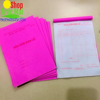 Hóa đơn bán lẻ 1 liên (1 quyển)