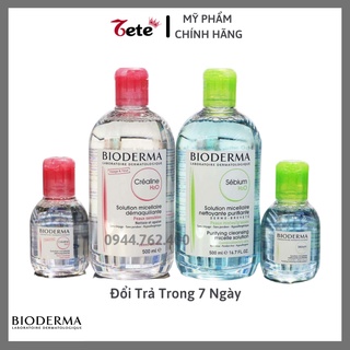 Nước Tẩy Trang Bioderma Créaline H2O Nắp Bật Bản Mới Nhất Đủ Size [Chính Hãng]
