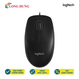 Chuột có dây Logitech B100 - Hàng chính hãng