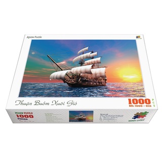 [Mã BMBAU50 giảm 10% đơn 99k] Bộ Tranh Xếp Hình Minh Châu 1000 mảnh Thuận Buồm Xuôi Gió (50x80cm)
