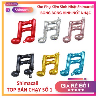 Bong Bóng Hình Nốt Nhạc Trang Trí Sinh Nhật Giá Sỉ