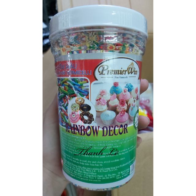 Cốm Trang Trí Hộp 500gram