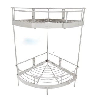 Kệ góc 2 tầng KIBATH Inox 304( 25x25)