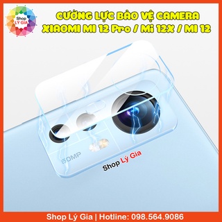 Kính cường lực bảo vệ camera cho Xiaomi Mi 12 Pro / Mi 12X / Mi 12