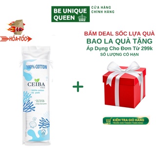 Bông Tẩy Trang Ceiba Organic An Toàn Cả Cho Da Nhạy Cảm (80 Miếng)