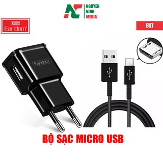 Bộ Sạc Điện Thoại Micro USB Earldom ES-EU7 - Hàng Chính Hãng