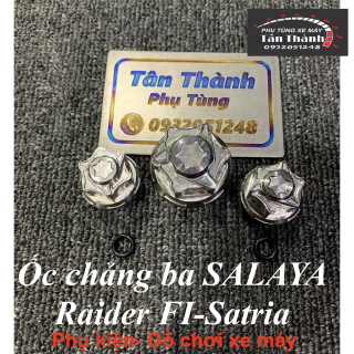 Bộ ốc chảng ba SALAYA Raider FI, Satria ( bộ 3 con)