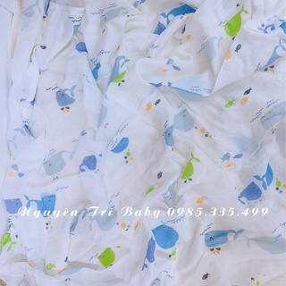 Khăn tắm sợi tre đa năng Manny hộp 2 chiếc (Kích thước 120x120cm)
