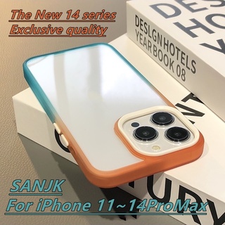 Ốp Điện Thoại TPU Acrylic Màu Gradient Chất Lượng Cao Cho iPhone 14 Pro Max 11 Pro Max 12 Pro Max 13 Pro Max