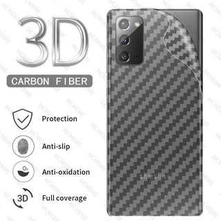 Miếng dán bảo vệ mặt sau điện thoại kết cấu sợi carbon cho Samsung Galaxy ss S23 Ultra S22 S21 FE Note 20 10 Ultra Plus Lite Pro S20 FE 20+ 10+ 5G