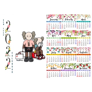 Lịch tường 2022 kaws LA35 size A3