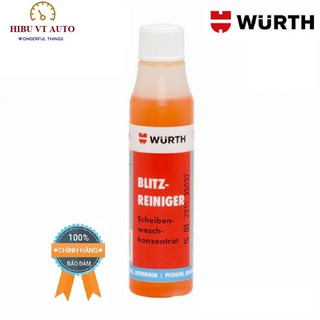 Nước Rửa Kính Ô Tô Wurth Rapid Windscreen Cleaner (32ml) sạch kính lái, hiệu quả tức thì chỉ trong một lần gạt nước.