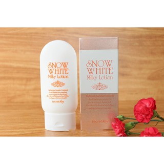 Sữa dưỡng thể dưỡng trắng da Secret Key Snow White Milky Lotion 120g