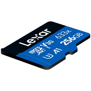 Thẻ nhớ MicroSD Lexar 256GB class 10 U3 633x (KM 25 tăng 1)  Thẻ nhớ MicroSD Lexar 256GB class 10 U3 633x