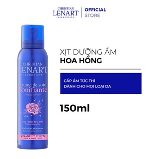 Xịt Dưỡng Ẩm Hoa Hồng CHRISTIAN LENART Brume Tonifiante aux extraits de Roses - 150ml