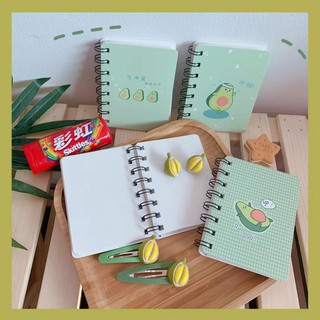 Sổ Tay Ghi Chép Mini Hình Trái Bơ Tiện Dụng Đáng Yêu