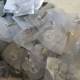 [XẢ KHO]Miếng dán dính tường móc treo đồ siêu dính siêu bền siêu rẻ KT 6x6cm.....