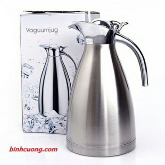 Bình thủy cao cấp inox 2l.