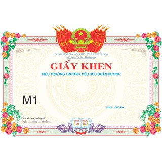In giấy khen, bằng chứng nhận, thiết kế theo yêu cầu