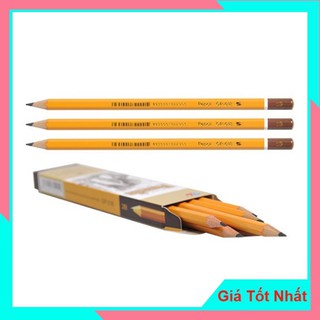 Bút Chì Gỗ Thiên Long GP018A, Thân Bút Hình Lục Giác , Độ Cứng 2B Dễ Cầm Nắm Khi Viết