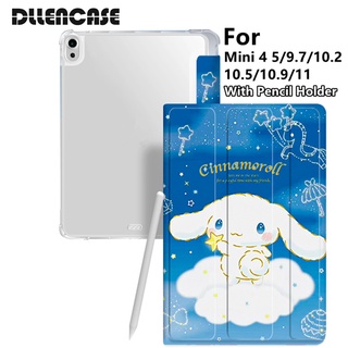 Dllencase Ốp Máy Tính Bảng Có Ngăn Đựng Bút Cho For iPad 2021 Pro 11 2019 2020 10.2 7/8th Generation 2018 9.7 5/6th Mini 4 5 Air 4 10.5 10.9 A259