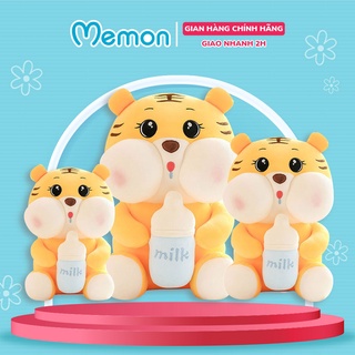 Gấu Bông Hổ Ôm Bình Sữa Cao Cấp Memon