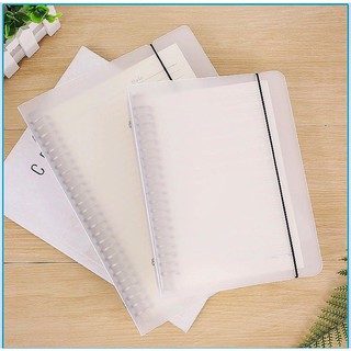 Binder bìa sổ còng nhựa cao cấp kèm giấy refill làm sổ kế hoạch planner