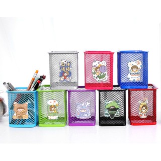 Ống cắm bút roro jump CBI18 ống sắt cắm bút văn phòng ống sắt đựng bút cô gái ống cắm bút kim loại